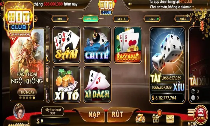 Baccarat là gì? Hướng dẫn chơi baccarat tại Hitclub 6 Hướng dẫn các bước chơi baccarat tại Hitclub
