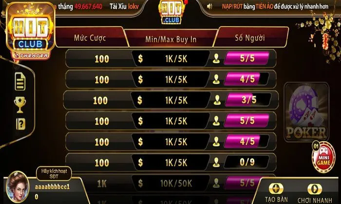 Cách chơi poker tại Hitclub có khó không? 3 Cách chơi poker chi tiết tại Hitclub