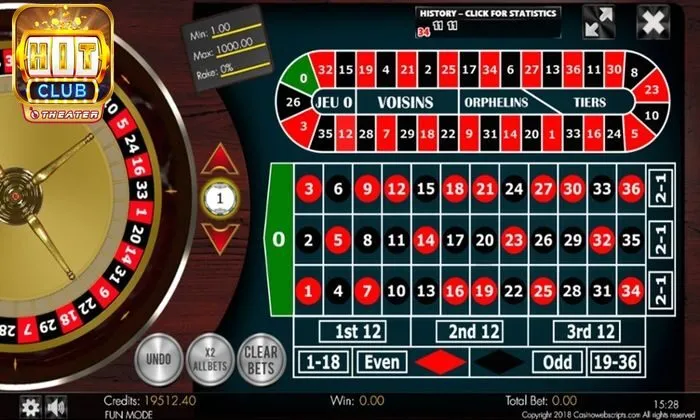 Cách chơi Roulette trực tuyến chi tiết cho hội viên Hitclub 5 Cược thủ chọn 20 số có khả năng xuất hiện cao