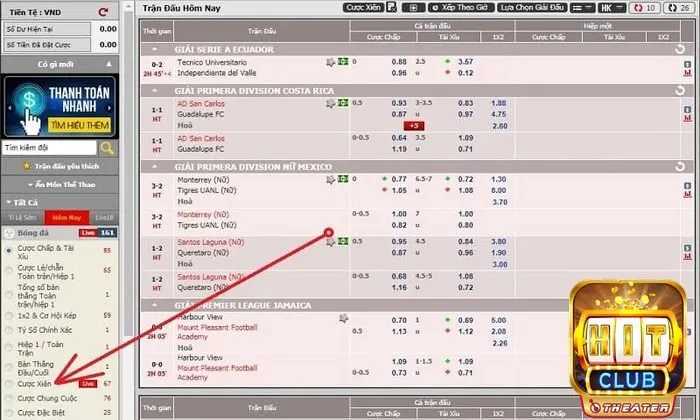 Tìm hiểu chi tiết về các loại hình và cách chơi cược xiên 6 Nên cược xâu trong 1 - 2 trận đấu bóng đá